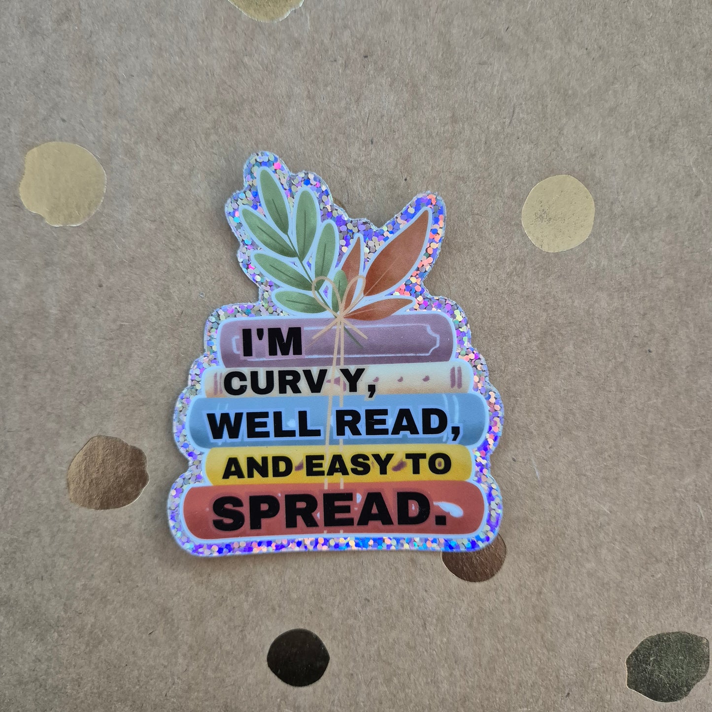 Stickers by Nicci - Glitter Curvy, Well Read, & Easy To Spread